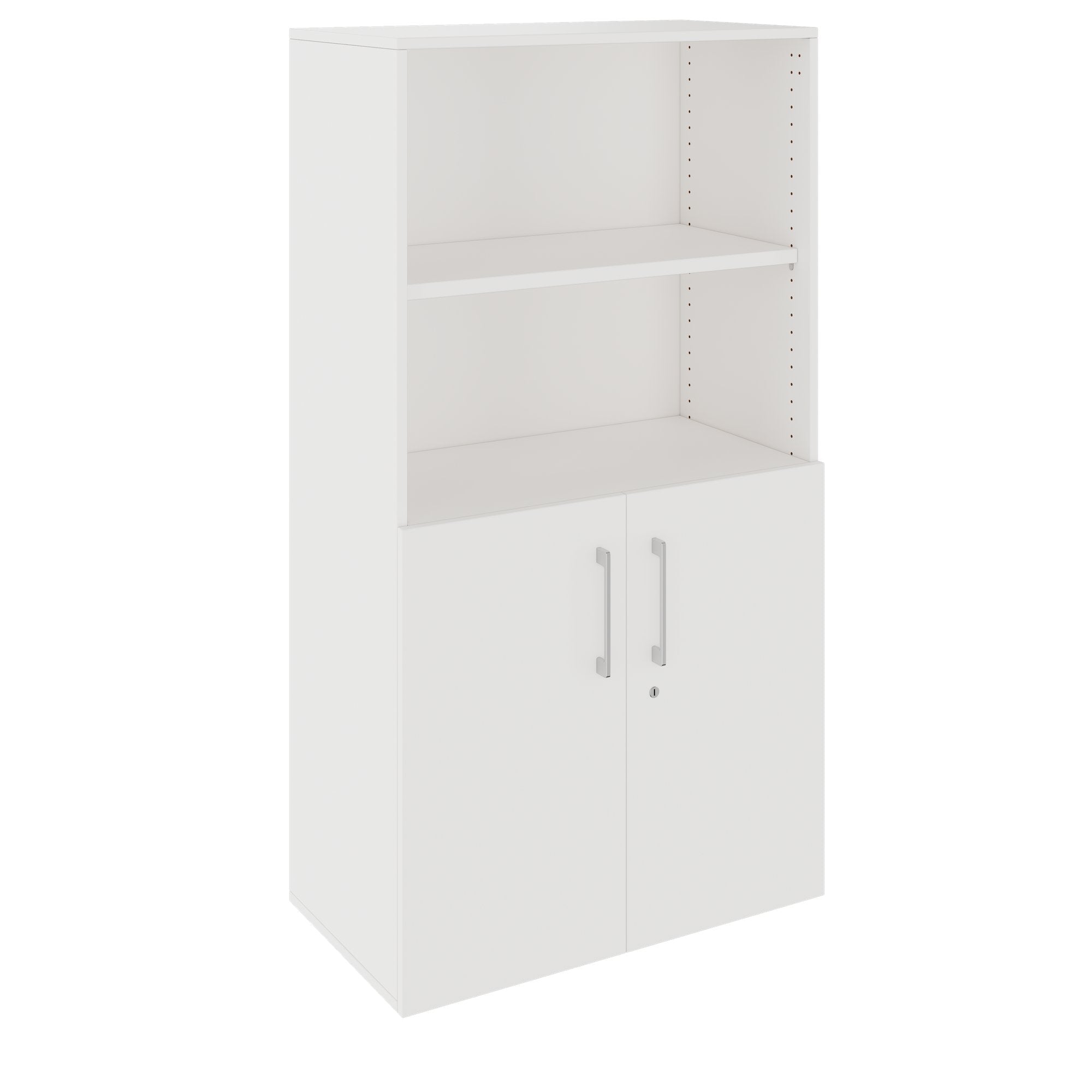 PRO Kombischrank | 4 OH, 800 x 1510 mm, Weiß