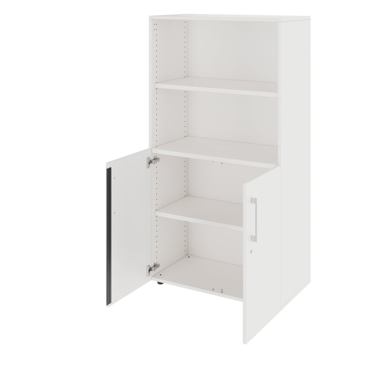 PRO Kombischrank | 4 OH, 800 x 1510 mm, Weiß - 4 Main Image