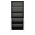 PRO Combina il cabinet | 5 OH, 800 x 1880 mm, grafite / bianco - 3 Thumbnail Image