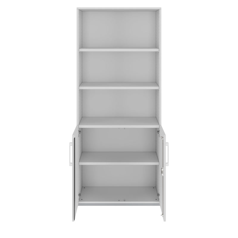 PRO Armoire combinée | 5 OH, 800 x 1880 mm, gris  - 3 Main Image