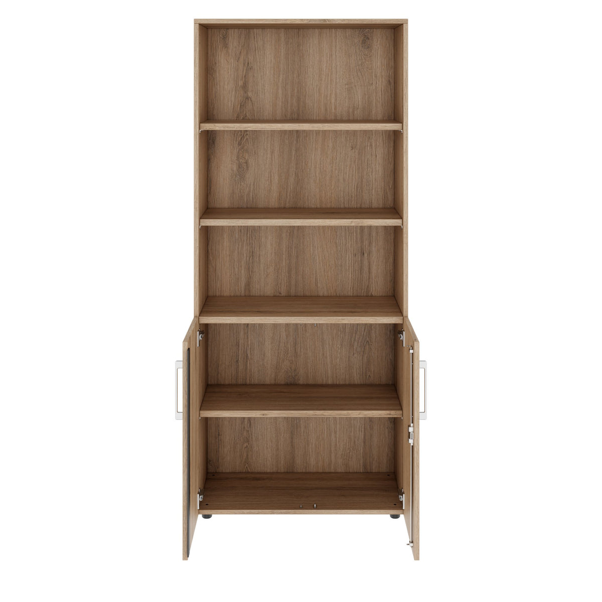 PRO combination cabinet | 5 OH, 800 x 1880 mm, natural oak - 3 Lightbox Main Image