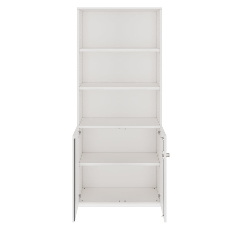 PRO Combina il cabinet | 5 OH, 800 x 1880 mm, bianco