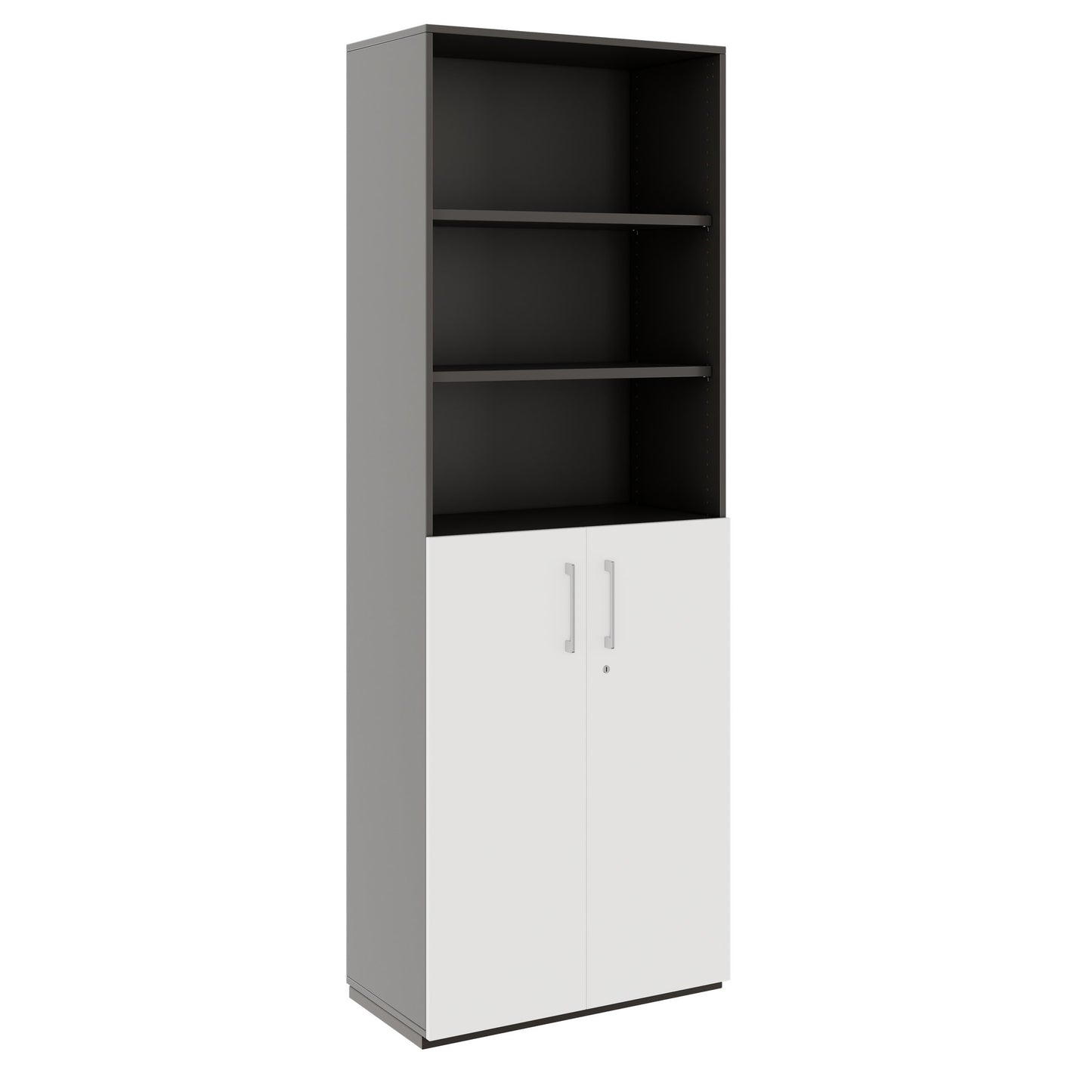 PRO Combine cabinet | 6 Oh, 800 x 2250 mm, graphite / white