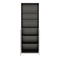 PRO Kombischrank | 6 OH, 800 x 2250 mm, Graphit / Weiß