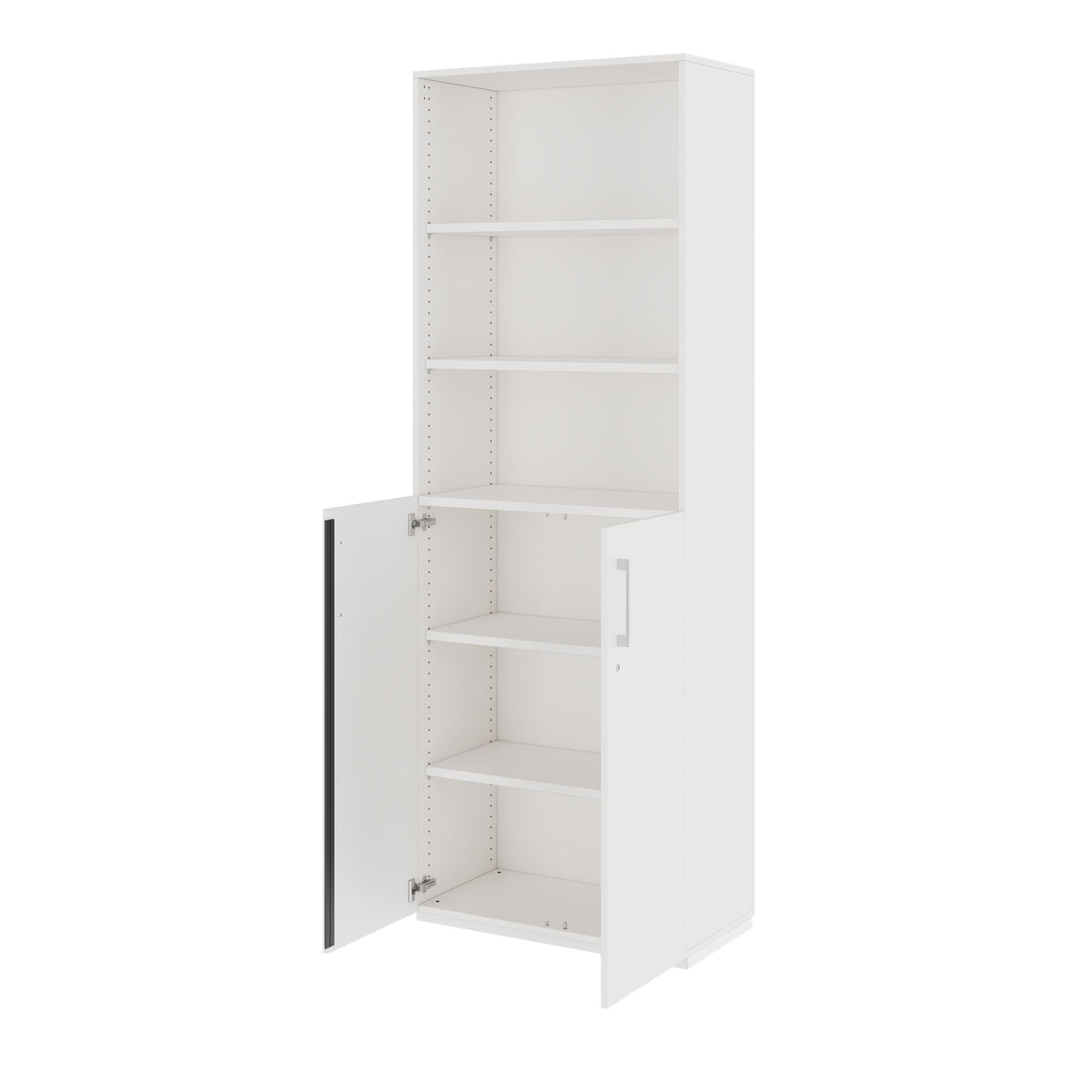 PRO Combina il cabinet | 6 OH, 800 x 2250 mm, bianco - 4 Lightbox Main Image