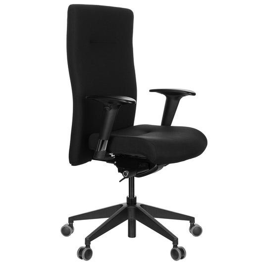 ROVO XP 1470 Chefsessel | Schwerlaststuhl, Lordosenstütze, Schwarz