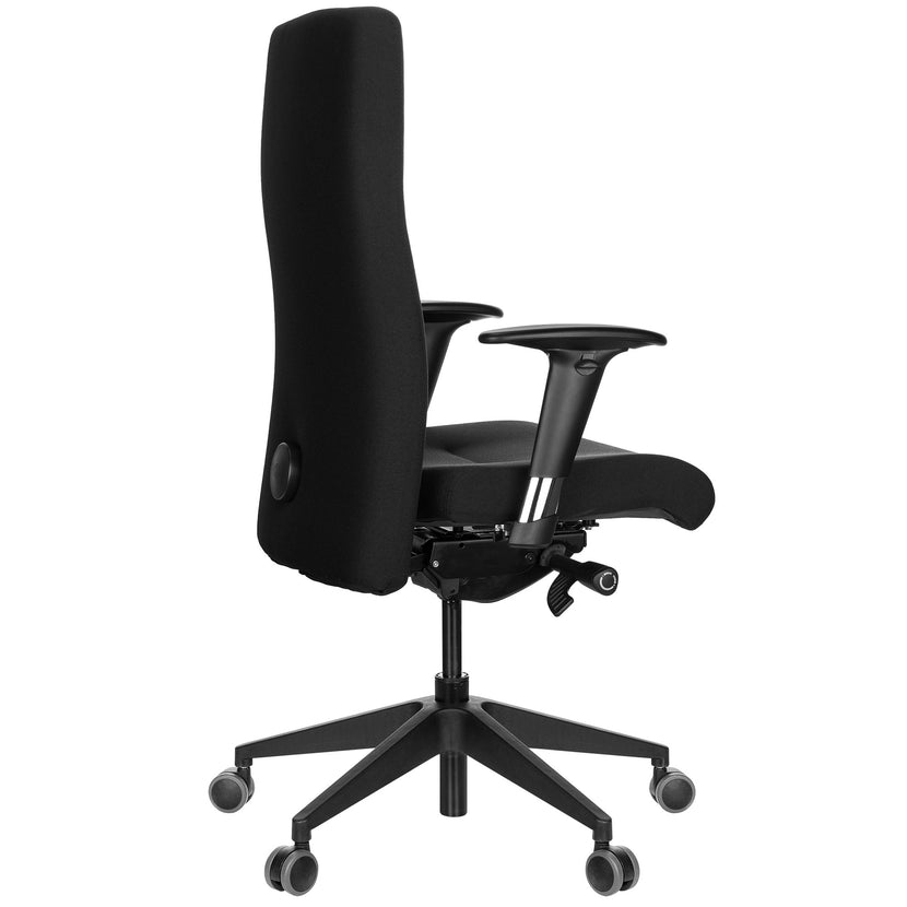 ROVO XP 1470 Chefsessel | Schwerlaststuhl, Lordosenstütze, Schwarz