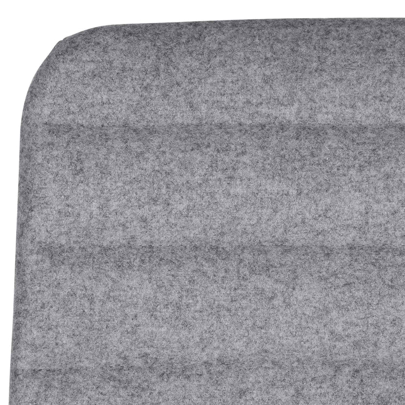 WIND Sedia oscillante per ufficio | Velvet, Supporto Lordosi, copertura in lana Velito Grigio chiaro