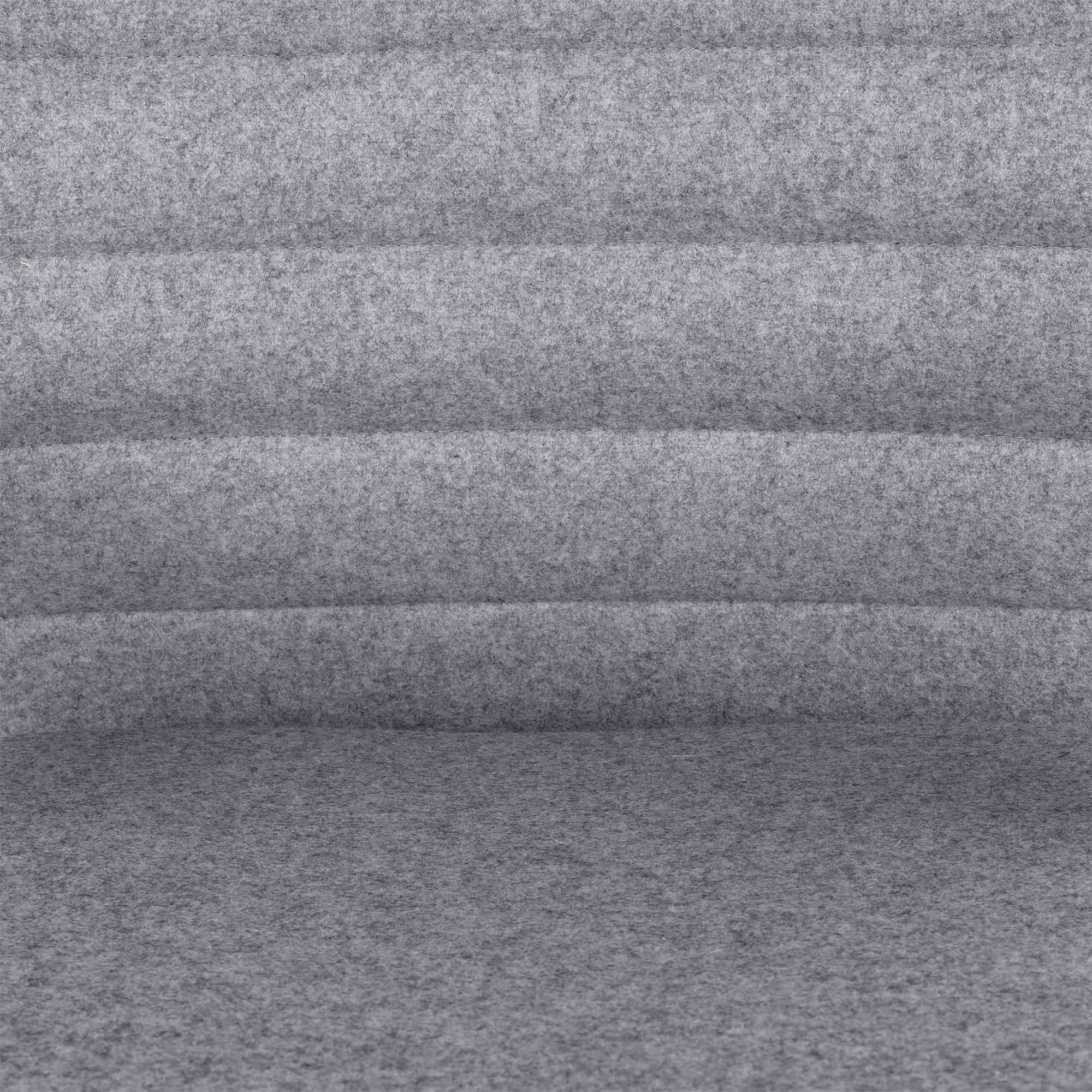 WIND Sedia oscillante per ufficio | Velvet, Supporto Lordosi, copertura in lana Velito Grigio chiaro