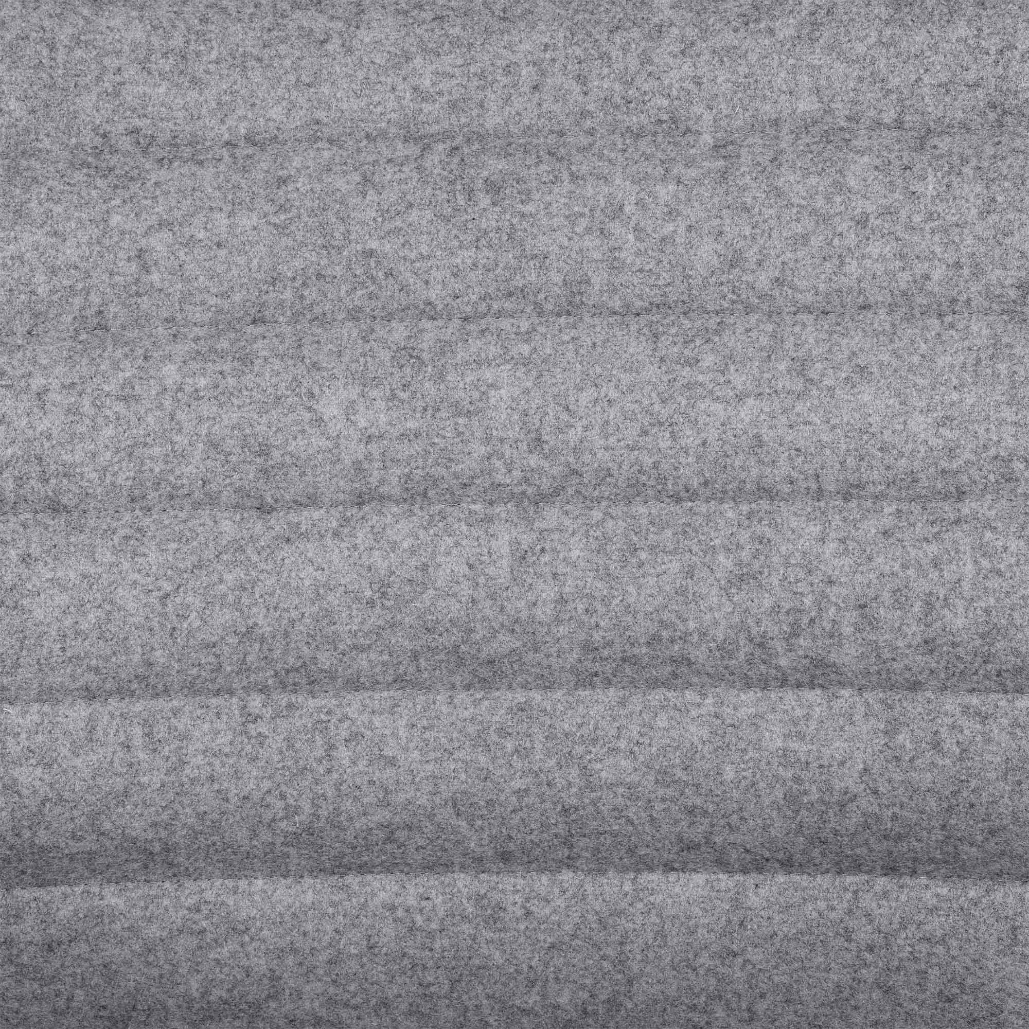WIND Sedia oscillante per ufficio | Velvet, Supporto Lordosi, copertura in lana Velito Grigio chiaro