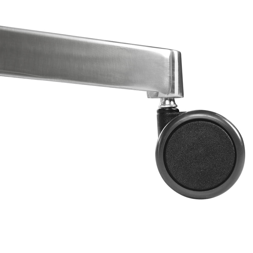 WIND Sedia oscillante per ufficio | Velvet, Supporto Lordosi, copertura in lana Velito Grigio chiaro