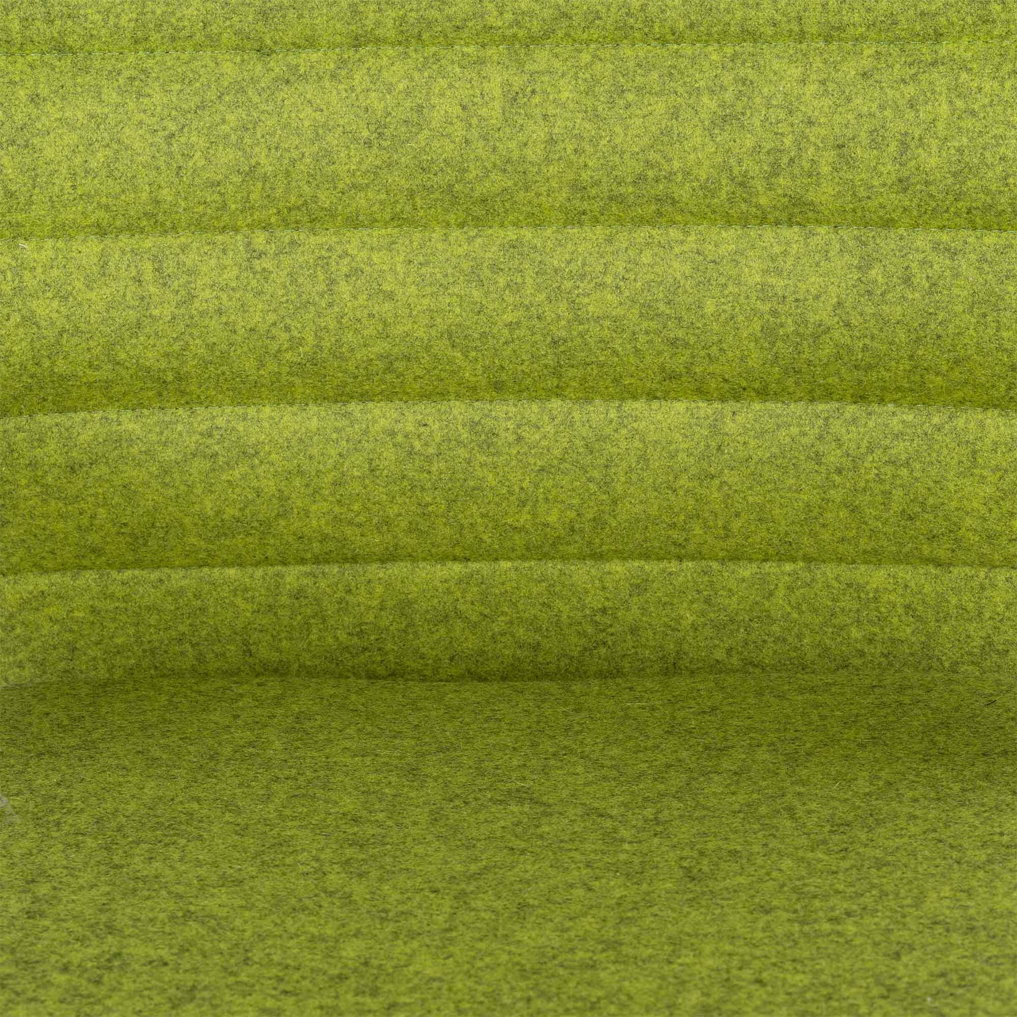 WIND Chaise oscillante de bureau | Velvet, support de lordose, couverture de laine Velito Green Light Mottled