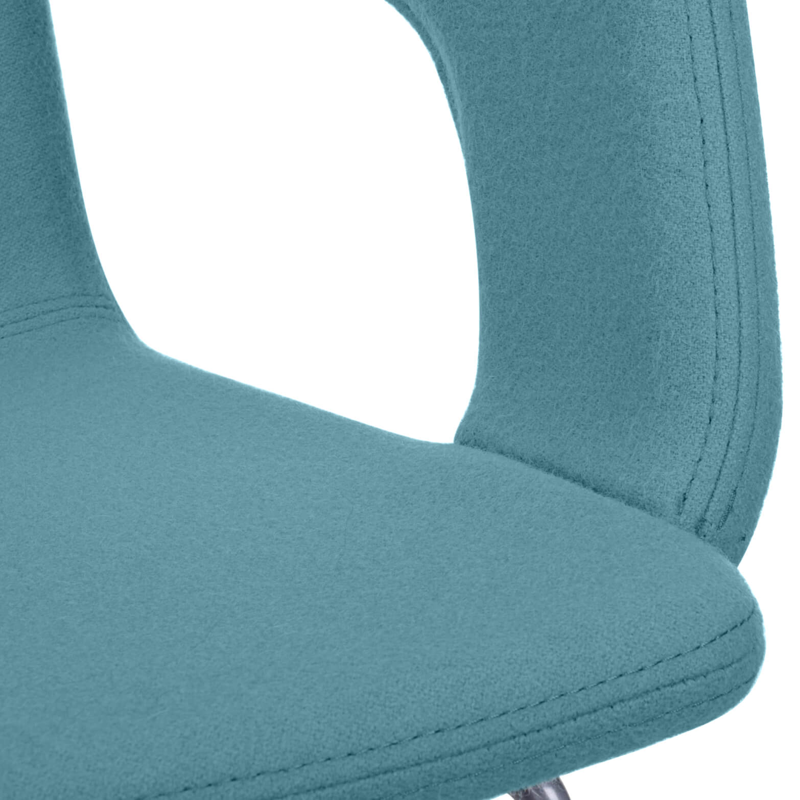 TWIST&amp;SIT conference and visitor chair | Sled base, wool cover SYNERGY