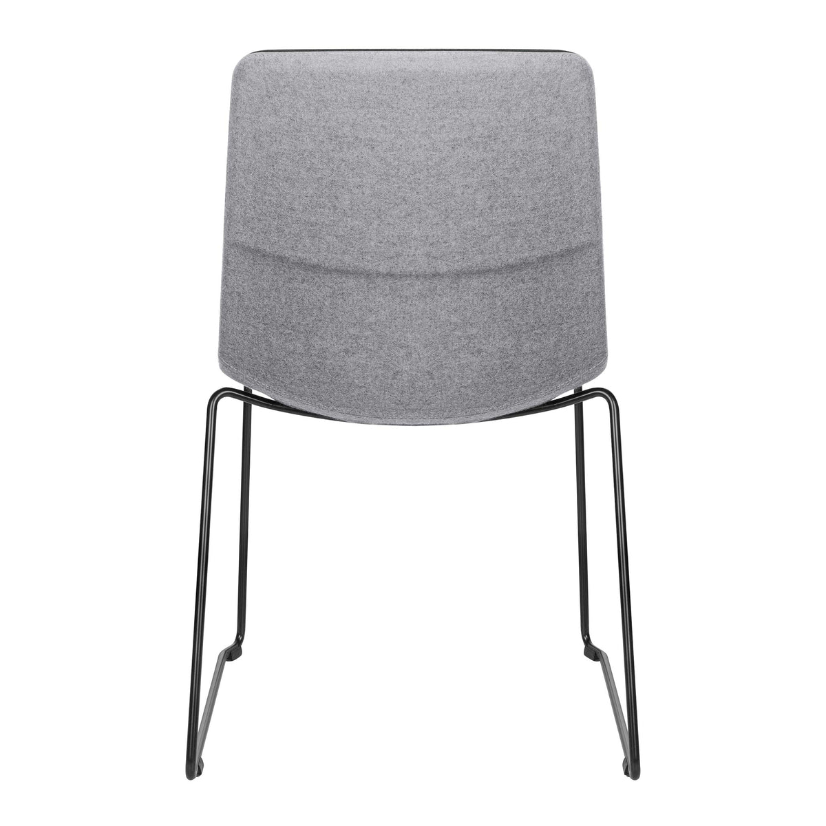 TWIST&SIT visitor and conference chair | Sled base, wool cover SYNERGY - 5 Lightbox Main Image