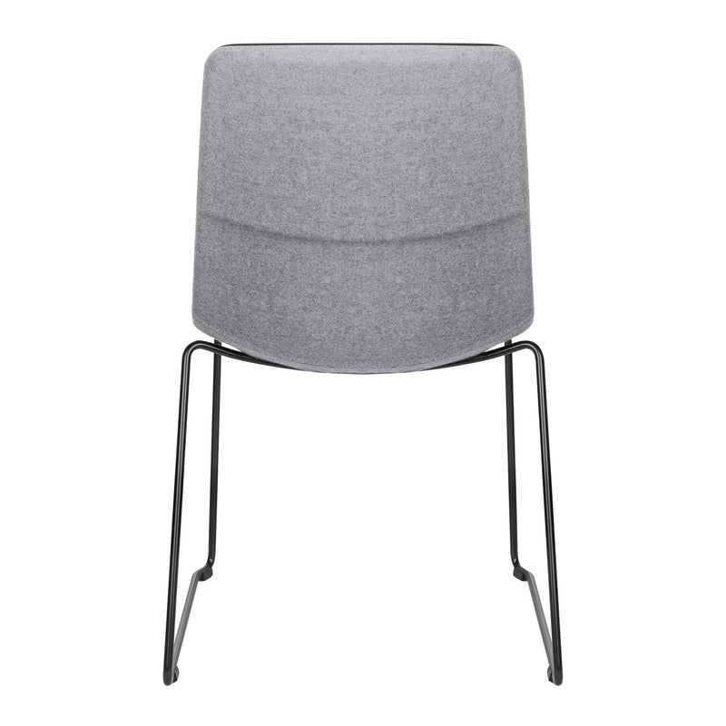 TWIST&SIT visitor and conference chair | Sled base, wool cover SYNERGY - 5 Main Image