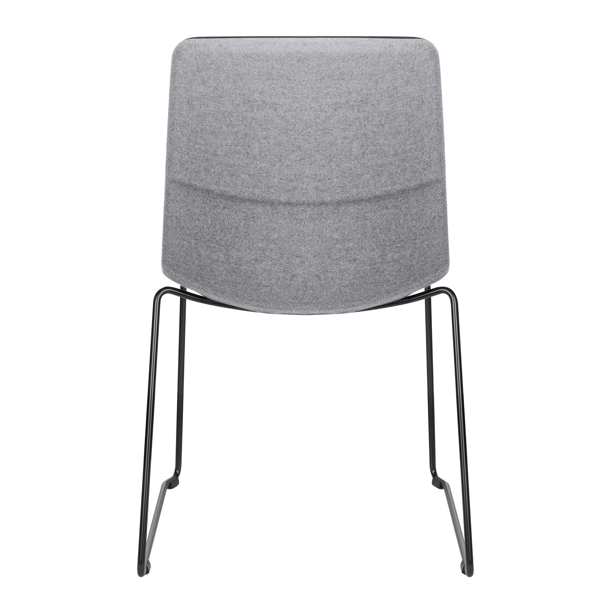 TWIST&amp;SIT visitor and conference chair | Sled base, wool cover SYNERGY