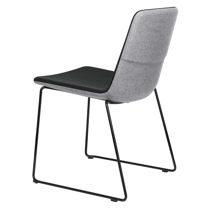TWIST&amp;SIT visitor and conference chair | Sled base, wool cover SYNERGY