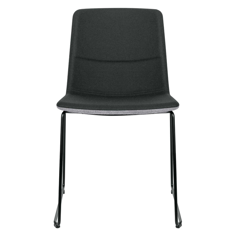 TWIST&amp;SIT visitor and conference chair | Sled base, wool cover SYNERGY