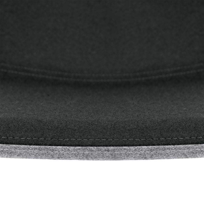 TWIST&amp;SIT visitor and conference chair | Sled base, wool cover SYNERGY