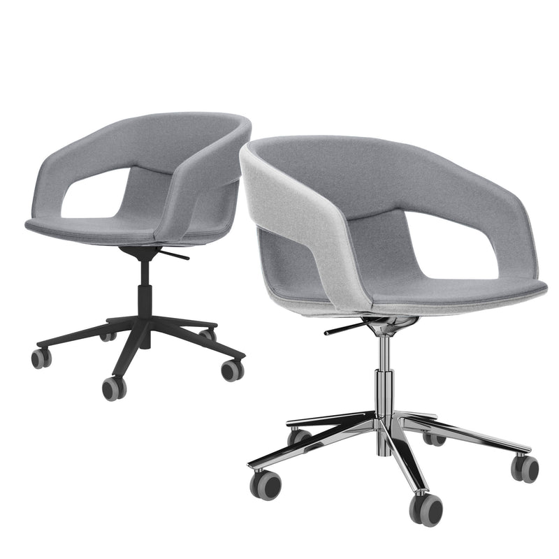 TWIST&SIT swivel chair | Rollable, height adjustable, wool cover SYNERGY - 1 Main Image