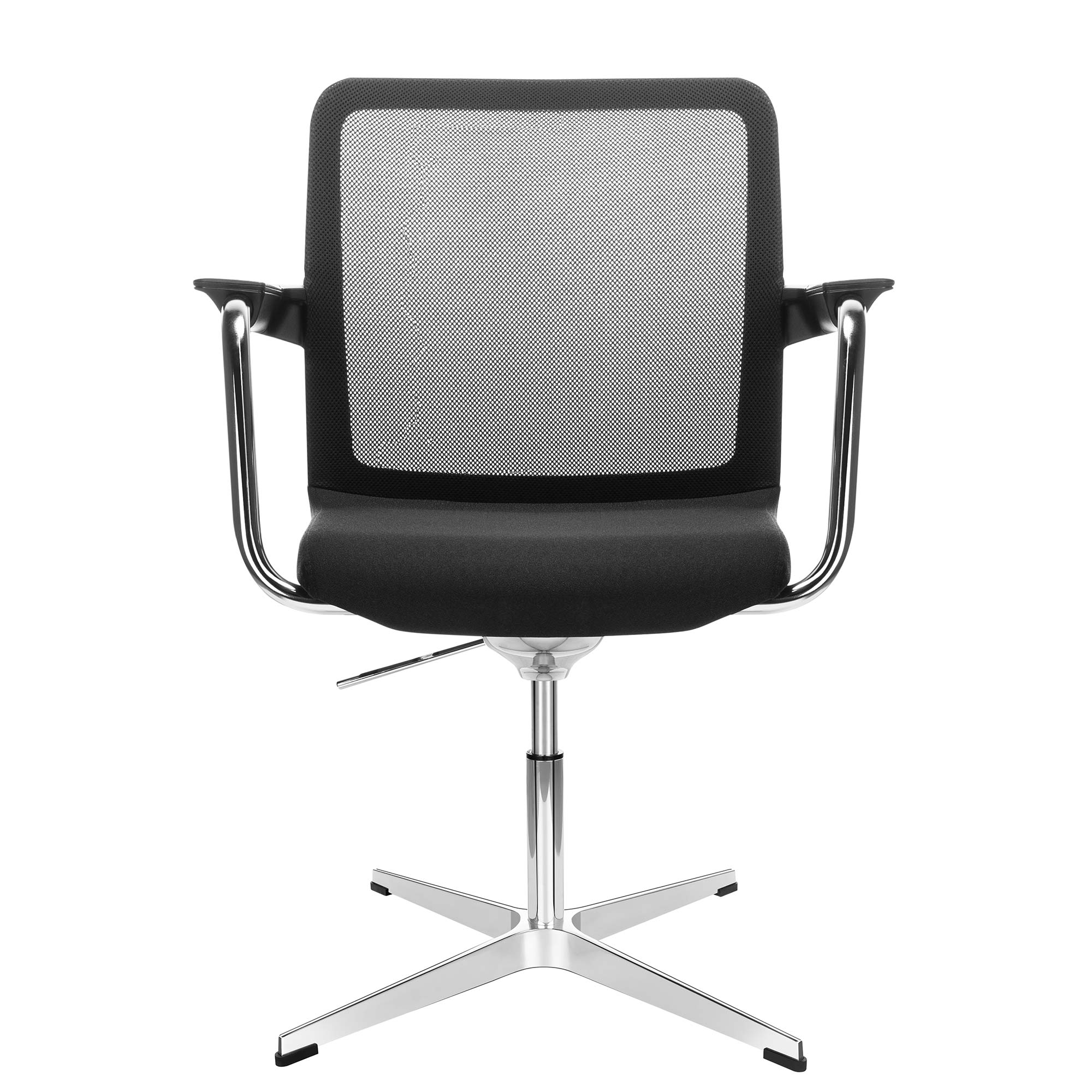 WIND conference chair | 4-star cross, mesh back, polyester cover BERTA