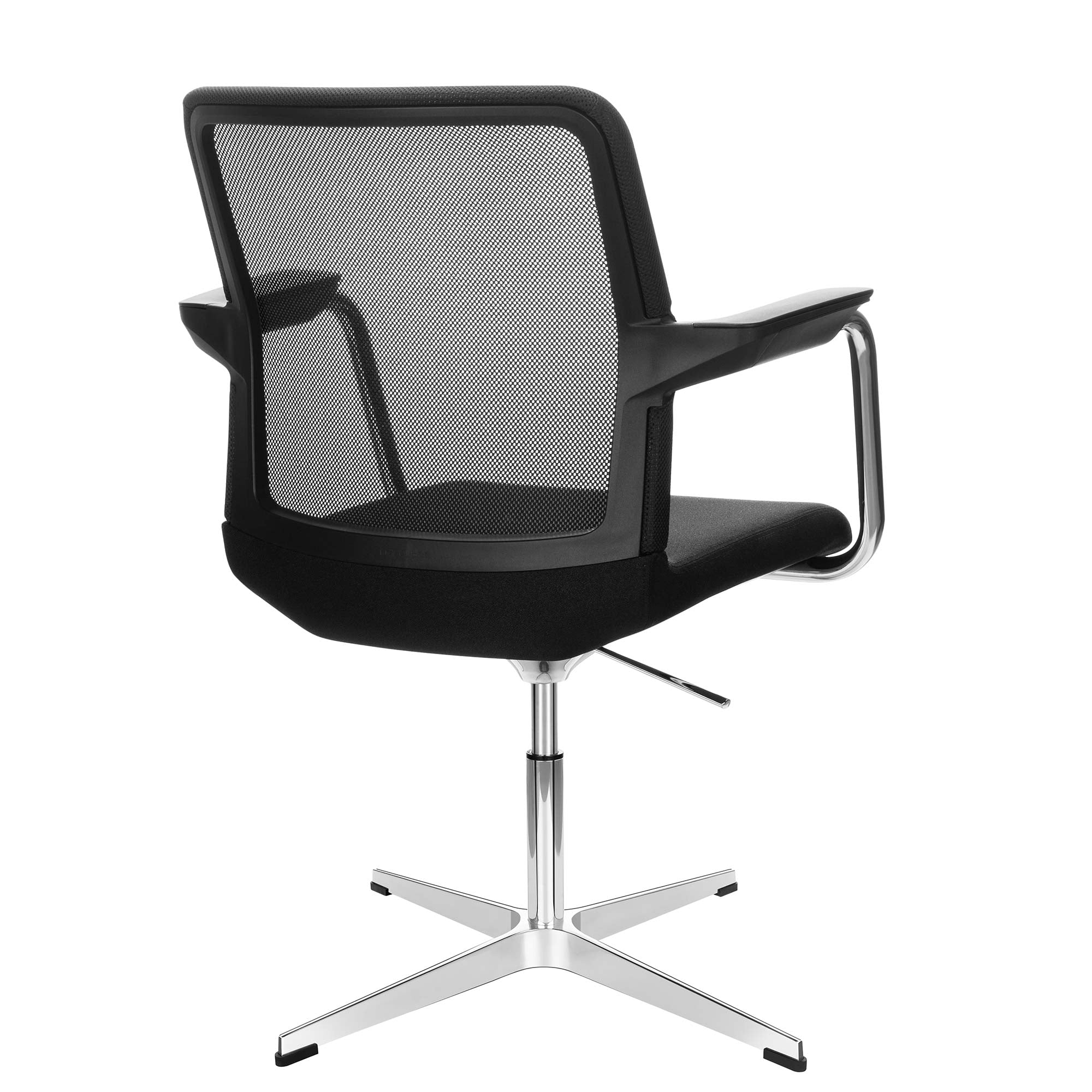 WIND conference chair | 4-star cross, mesh back, polyester cover BERTA