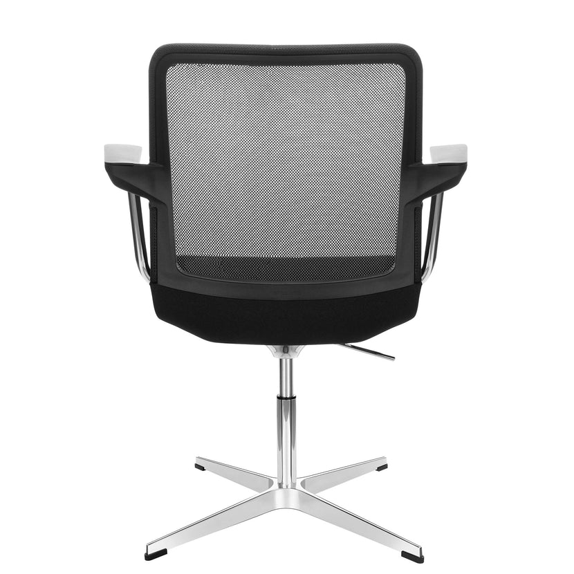WIND conference chair | 4-star cross, mesh back, polyester cover BERTA