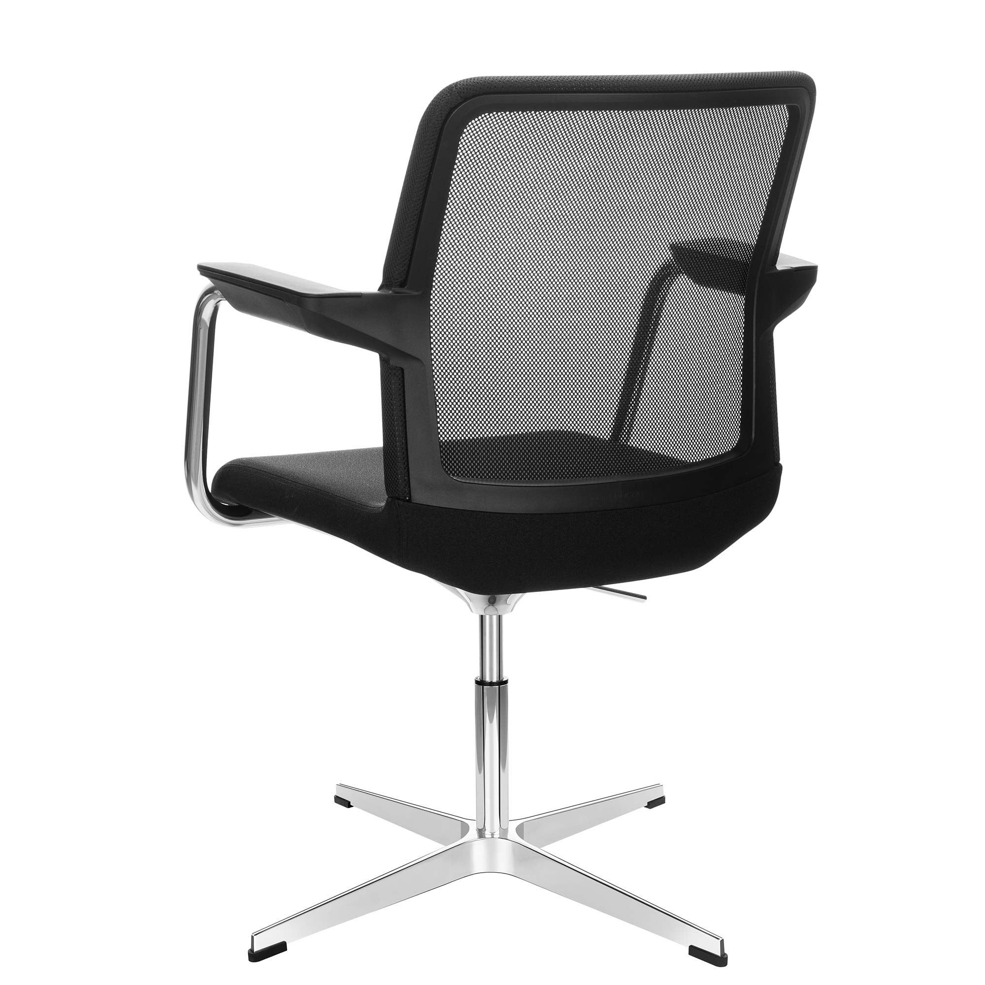 WIND conference chair | 4-star cross, mesh back, polyester cover BERTA