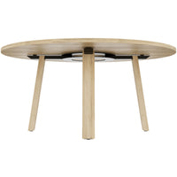 BRALCO TAKE OFF FARM conference table | Round, 1200 - 1600 mm (5 - 8 people), wild oak