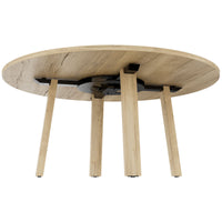 BRALCO TAKE OFF FARM conference table | Round, 1200 - 1600 mm (5 - 8 people), wild oak