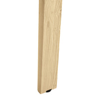 NOVA WOOD Konferenztisch | Massivholz-Gestell, 2800 x 1200 mm, Weiß
