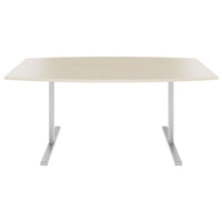 T-EASY conference table | boat shape, 1800 - 2000 mm (6 - 10 people), maple