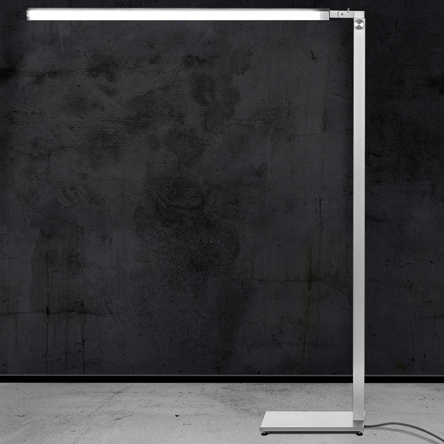 Timbro dell'ufficio LED LUMELINE SUNRAY | Girevole, rotabile, dimmerabile, 1200-1800 mm di aluminio, alluminio