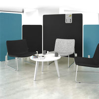 VEGAS lounge chair | Sled base, upholstery fabrics LUCIA / VELITO / SYNERGY