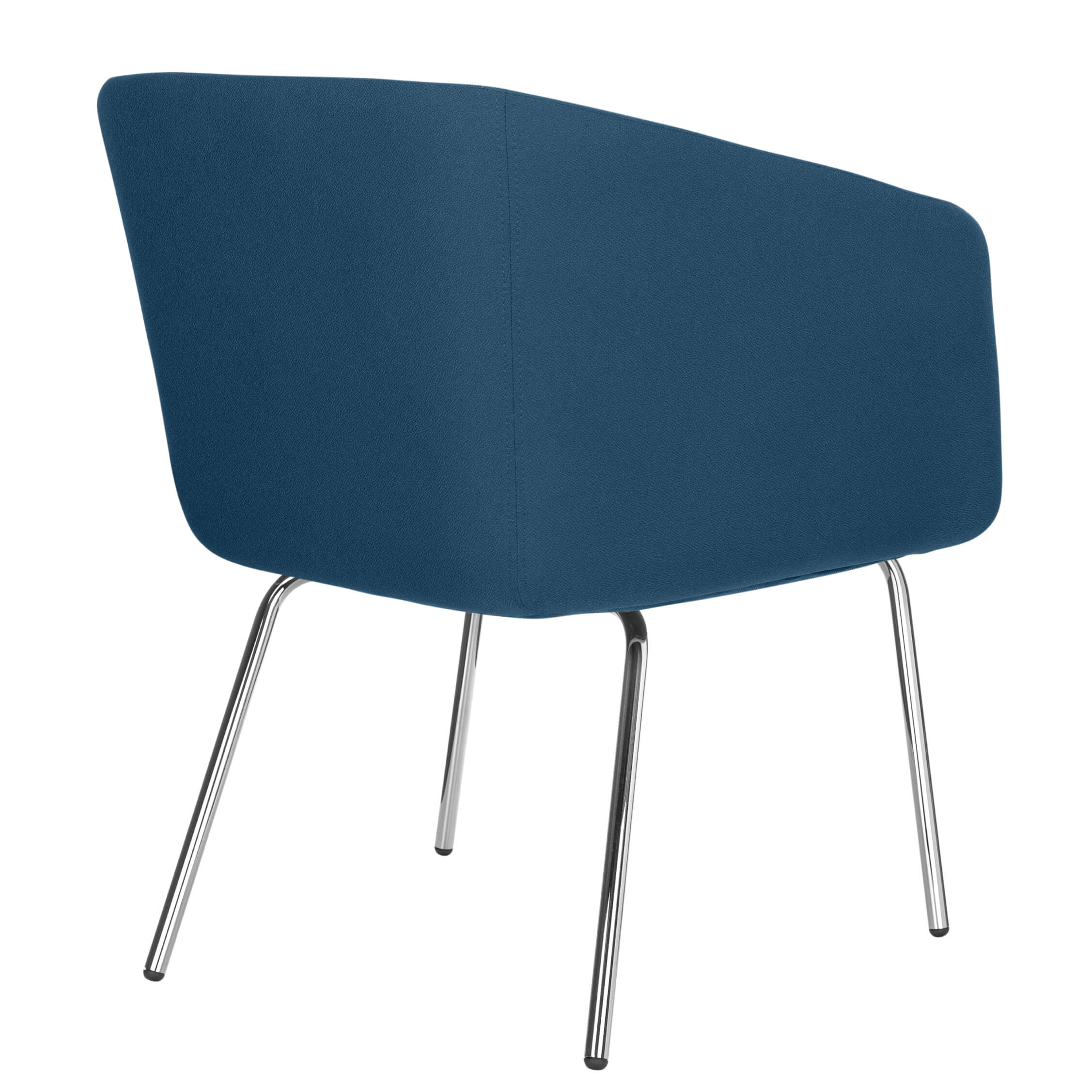 MEG Lounge-Sessel | 4-Fuss-Gestell, Polyesterbezug LUCIA