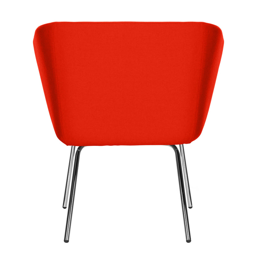 MEG Lounge armchair | 4-foot frame, wool cover Velito