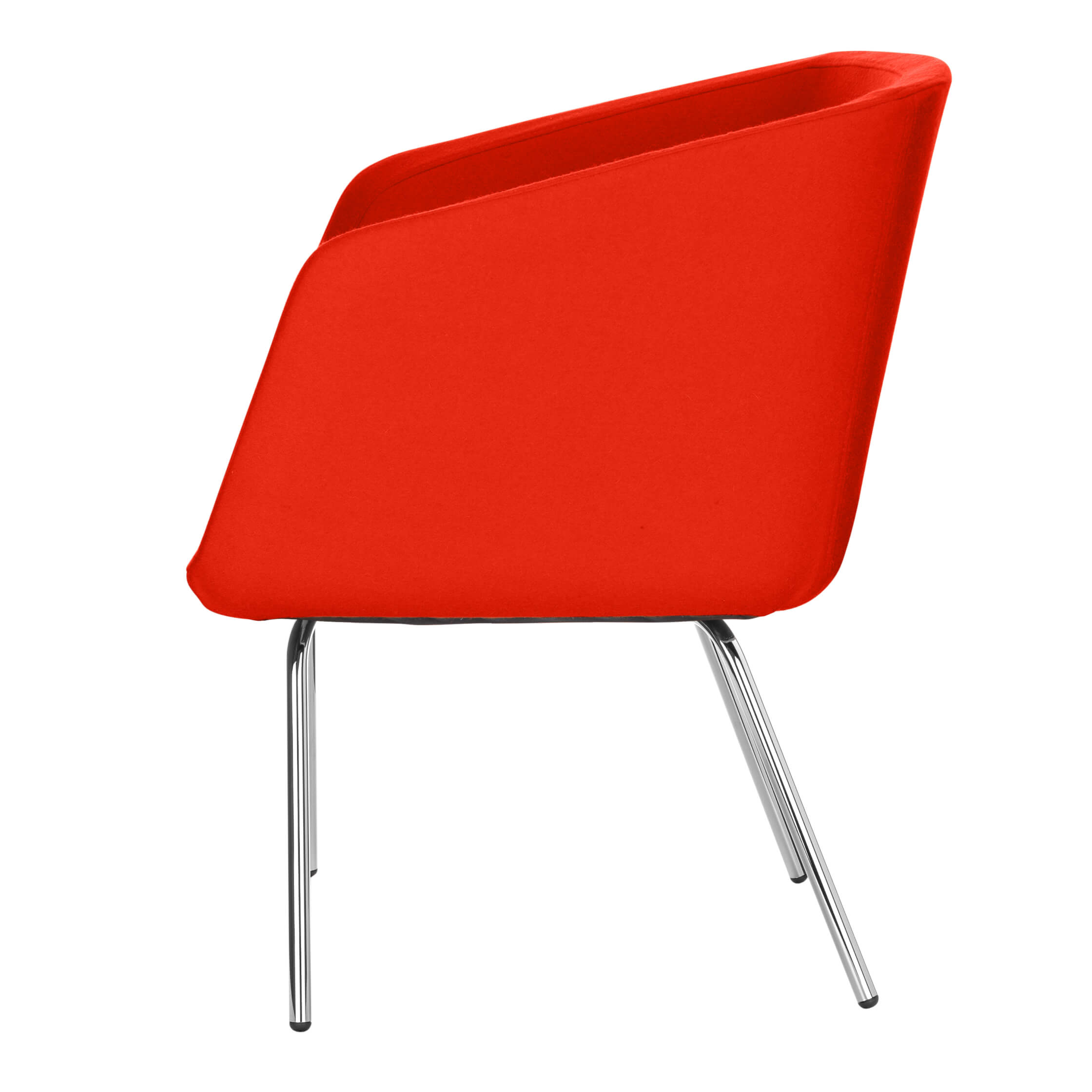MEG Lounge armchair | 4-foot frame, wool cover Velito