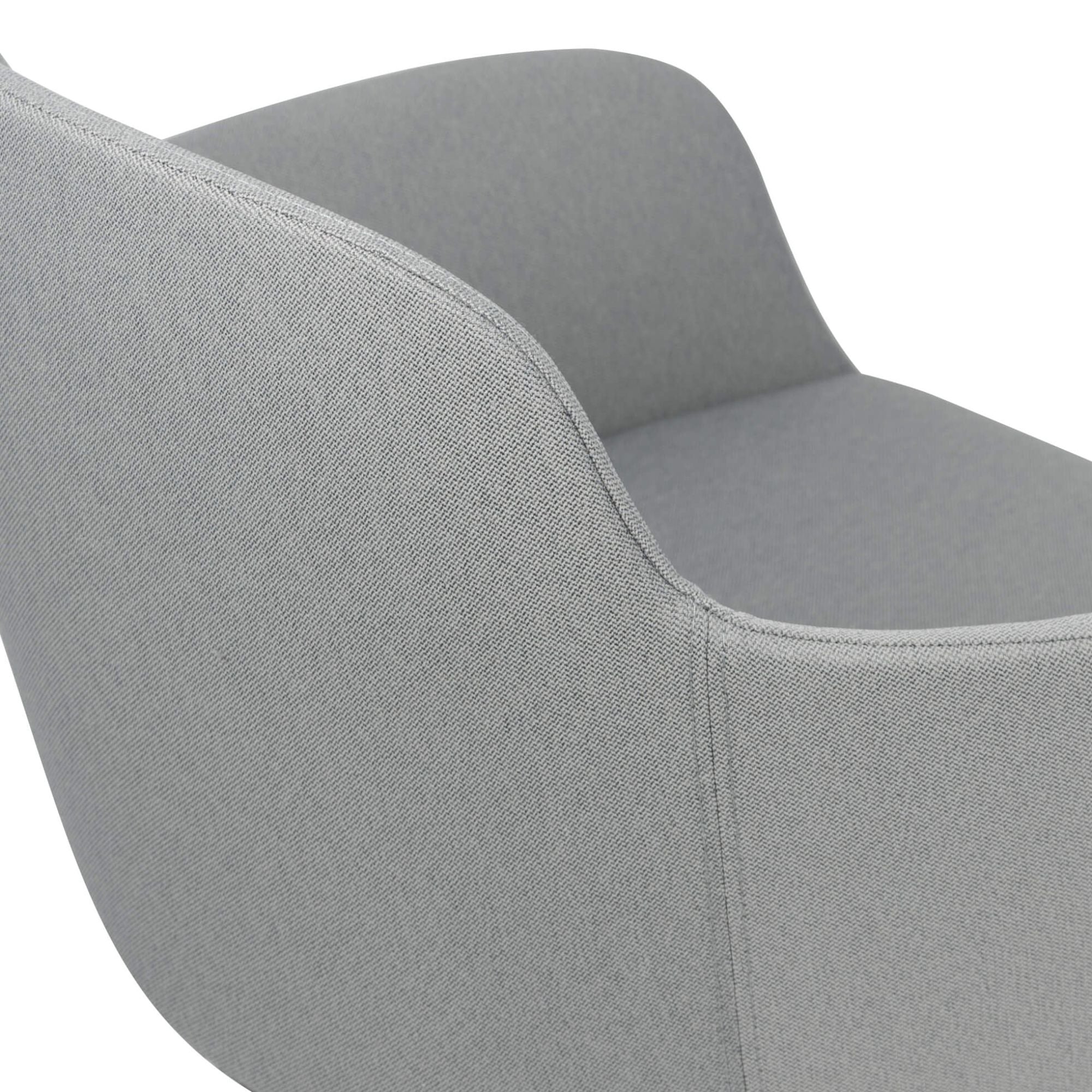 DANAE Lounge-Sessel | Rollbar, höhenverstellbar, Bezugsstoffe LUCIA / VELITO / SYNERGY