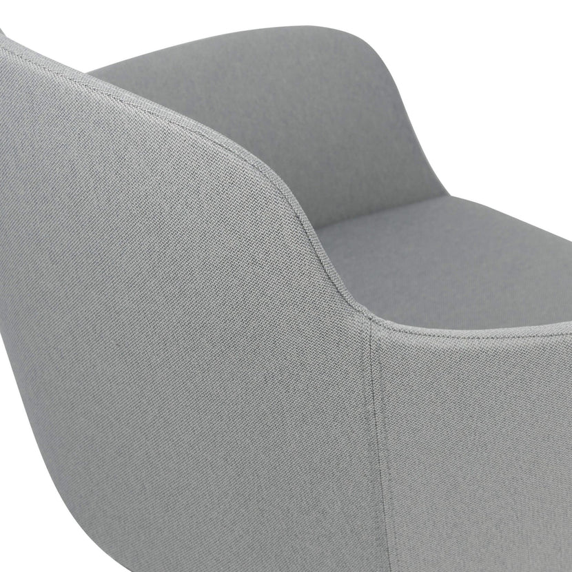 DANAE Lounge-Sessel | Rollbar, höhenverstellbar, Bezugsstoffe LUCIA / VELITO / SYNERGY