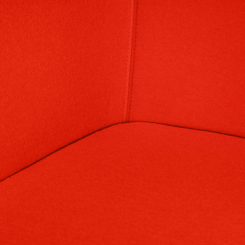MEG lounge chair | Rollable, wool cover VELITO