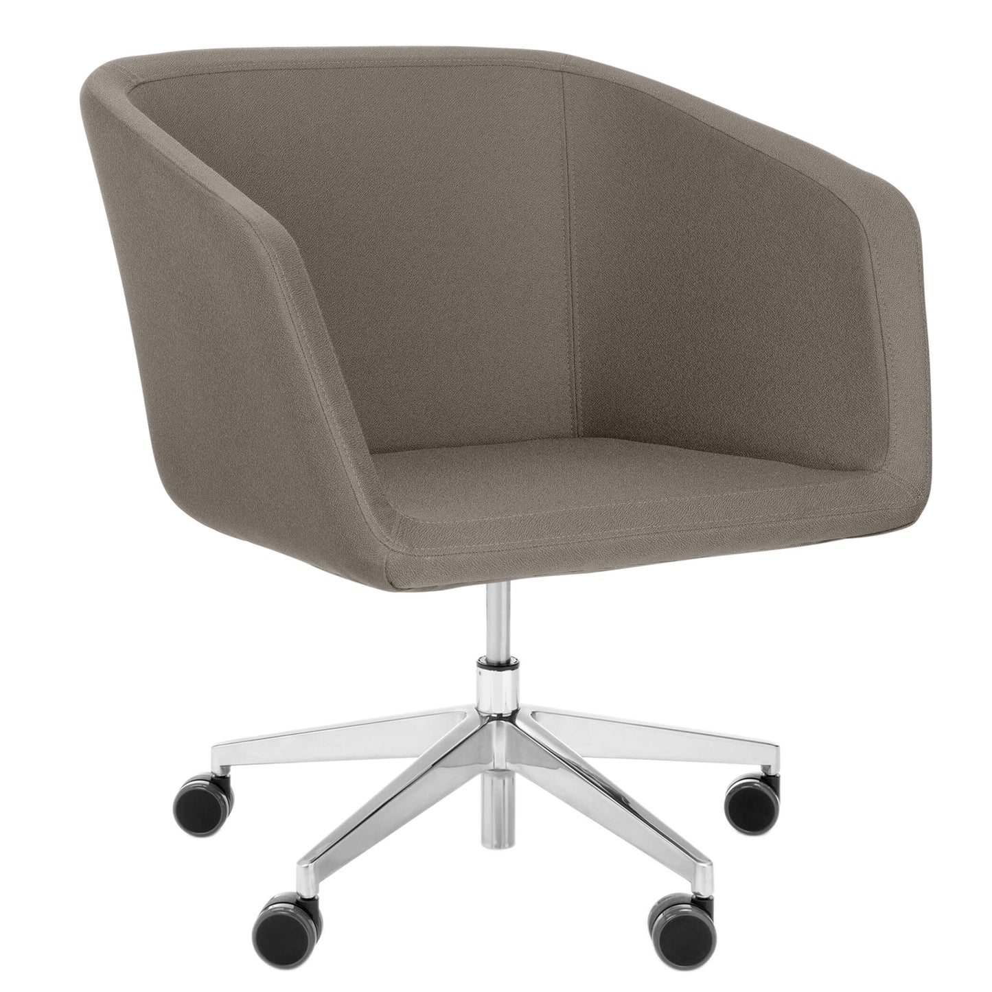 MEG Lounge-Sessel | Rollbar, Polyesterbezug LUCIA