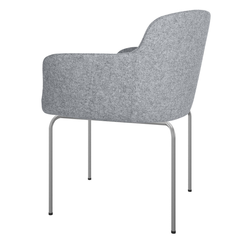DANAE Fauteuil salon | Cadre de 4 pieds, tissus de référence Lucia / Velito / Synergy