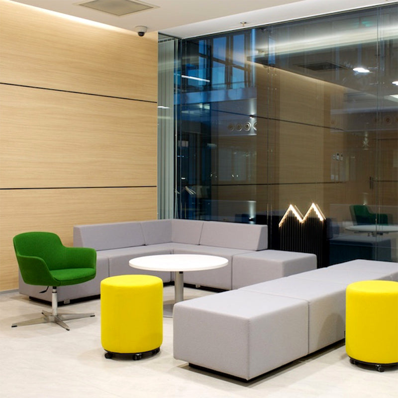 DANAE Poltrona lounge | base a croce a 4 razze, regolabile in altezza, tessuti di rivestimento LUCIA / VELITO / SYNERGY  - 19 Main Image