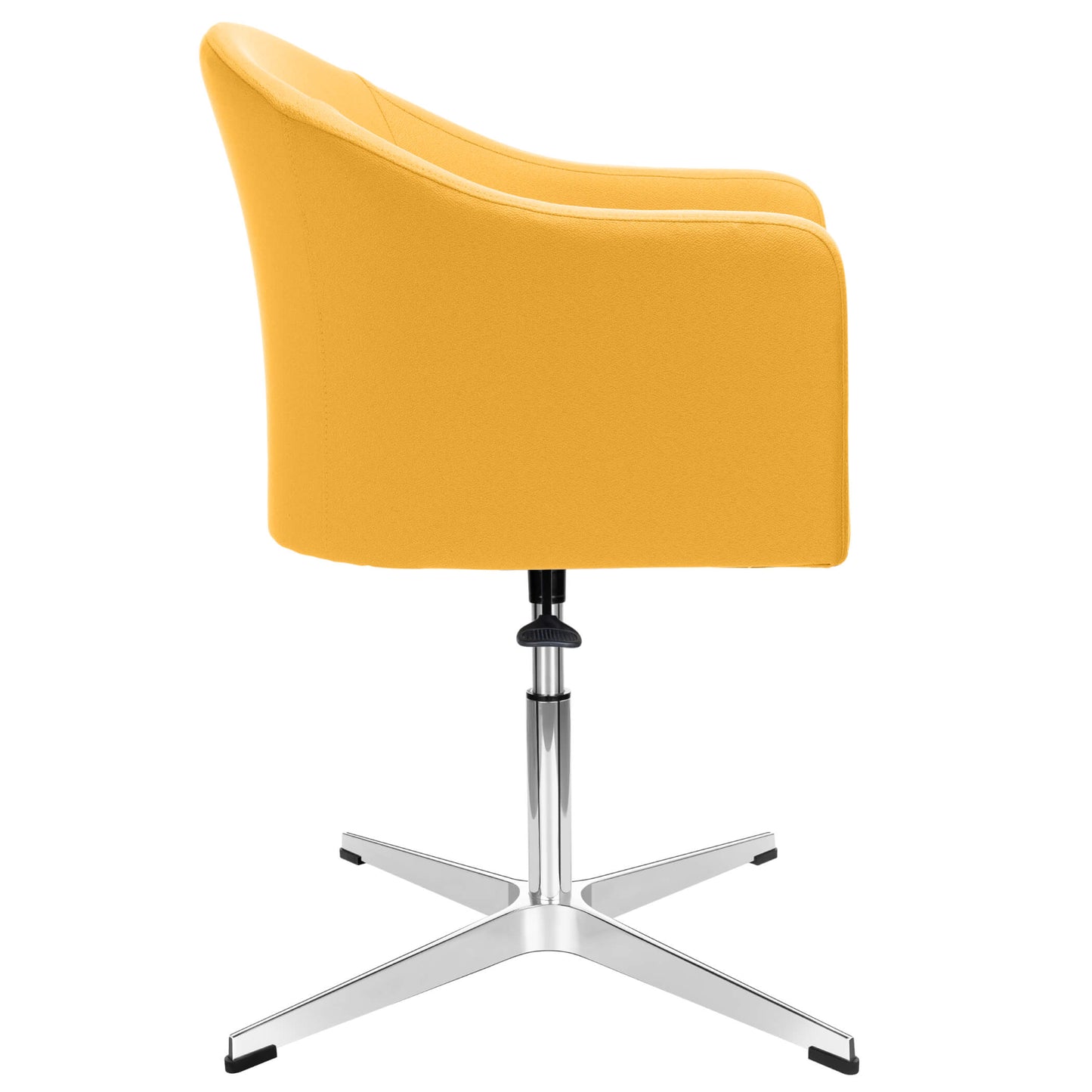 Luna lounge armchair | 4-foot cross, height adjustable, reference substances Lucia / Velito / Synergy