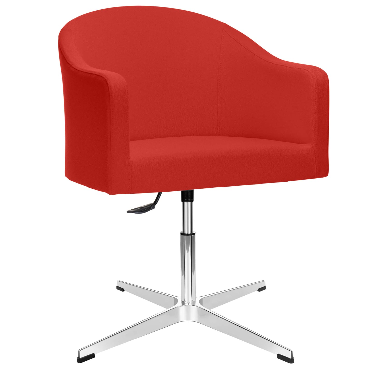 Luna lounge armchair | 4-foot cross, height adjustable, reference substances Lucia / Velito / Synergy