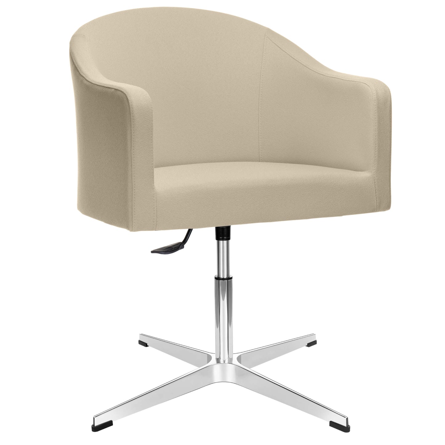 Luna lounge armchair | 4-foot cross, height adjustable, reference substances Lucia / Velito / Synergy