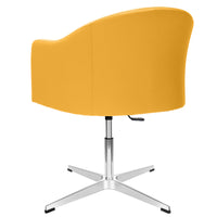 Luna lounge armchair | 4-foot cross, height adjustable, reference substances Lucia / Velito / Synergy