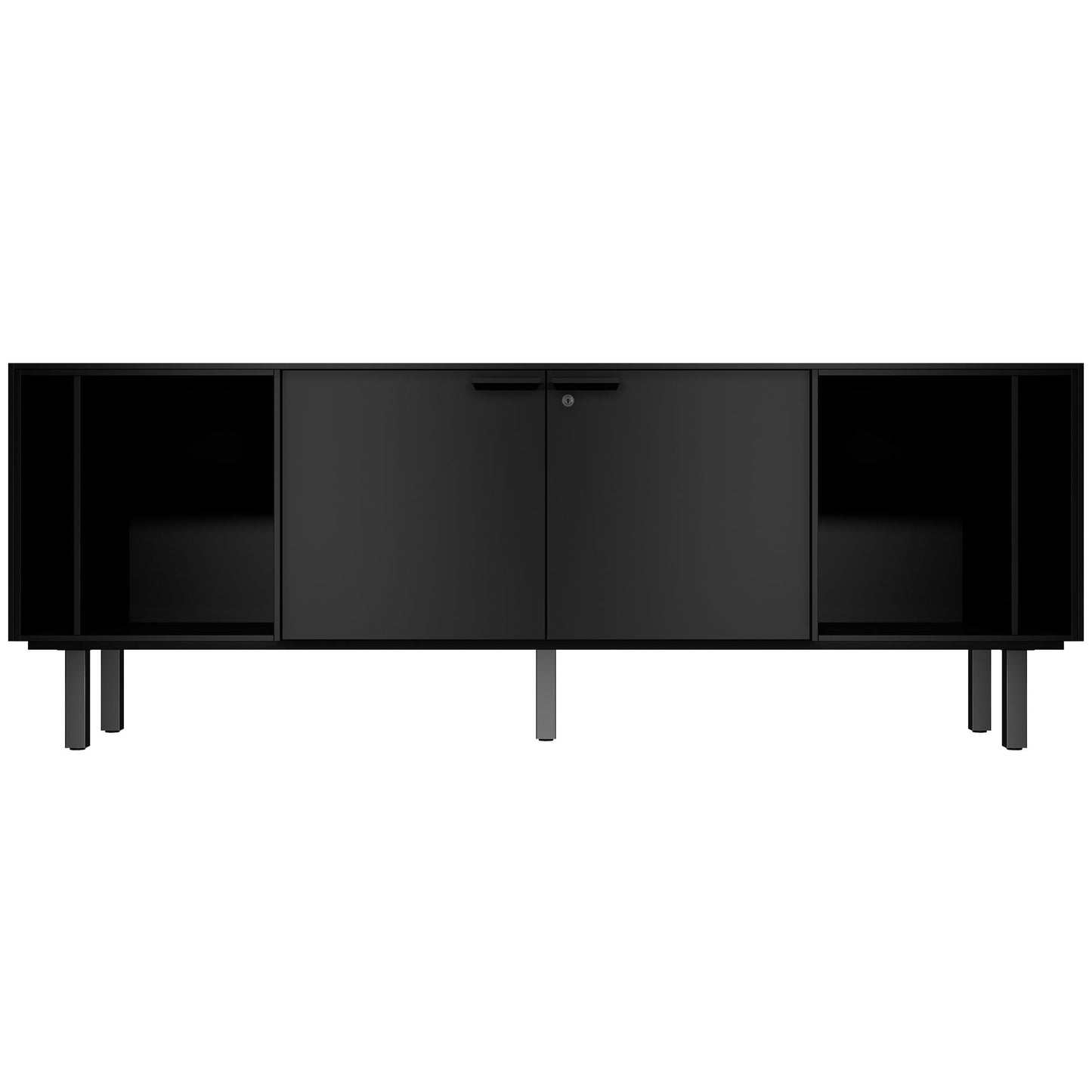 BRALCO SILE Buffet bas | 1 OH, 2025 x 740 mm, noir