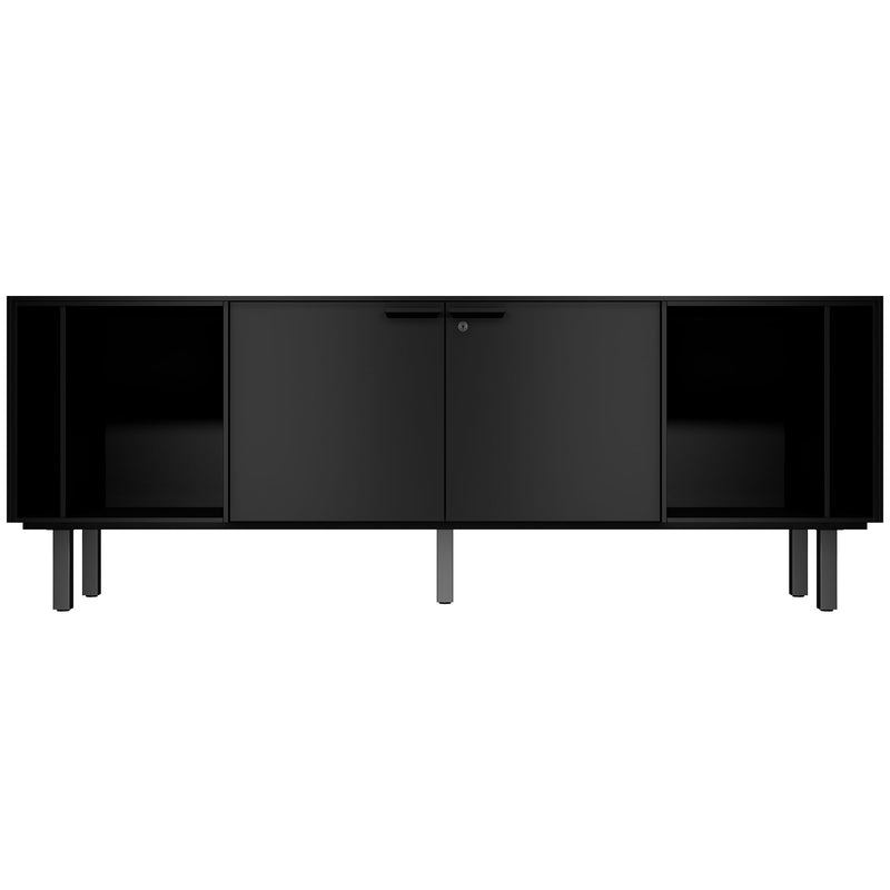 Bralco SILE Lowboard | 1 oh, 2025 x 740 mm, noir - 2 Main Image