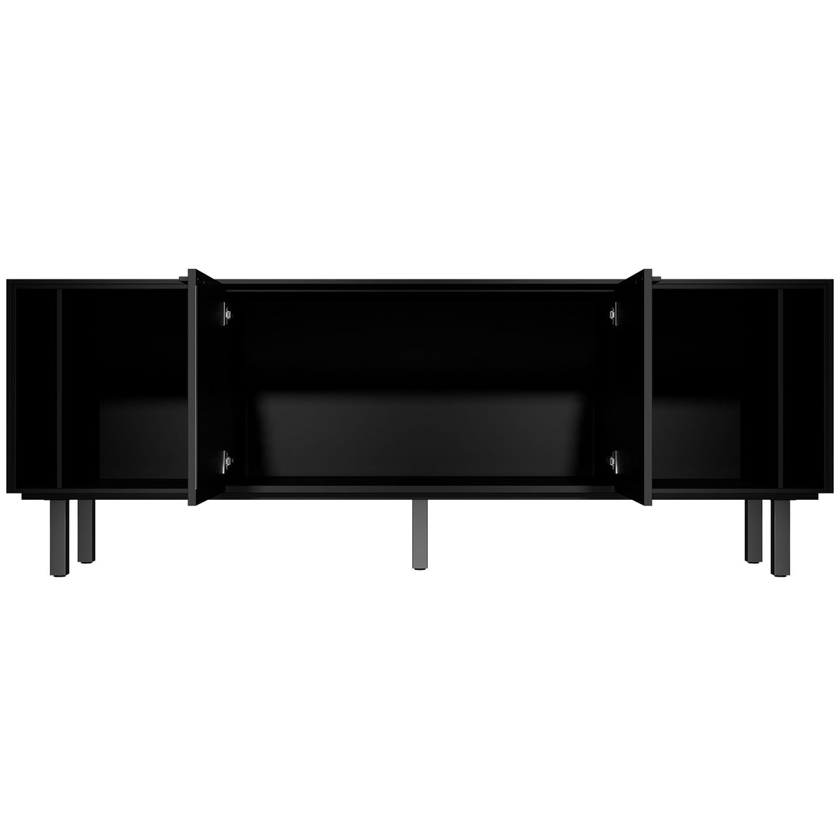Bralco SILE Lowboard | 1 oh, 2025 x 740 mm, noir - 3 Lightbox Main Image